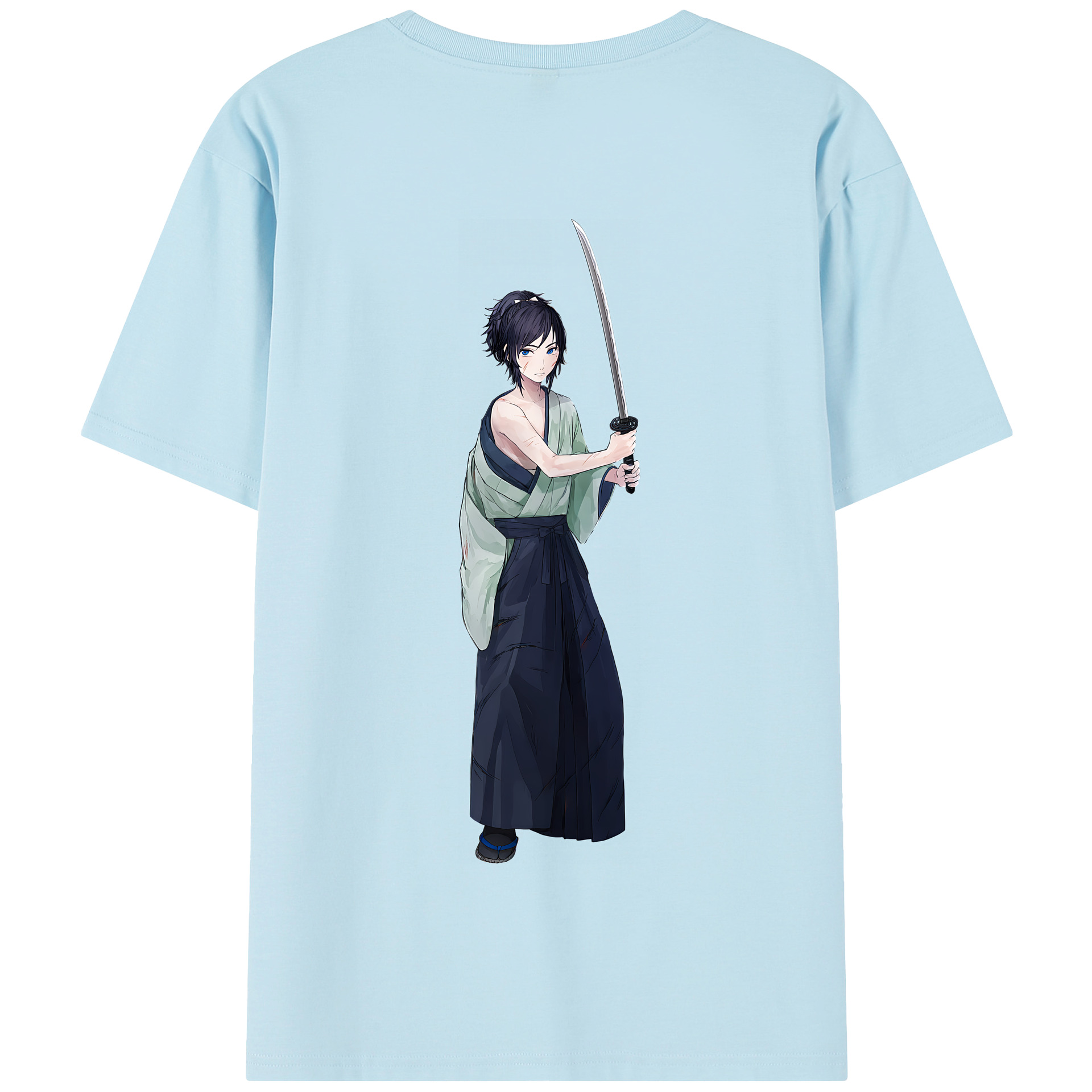 （画像用） 刀剣乱舞 Touken Ranbu 綿100％半袖Tシャツ（背面プリント）